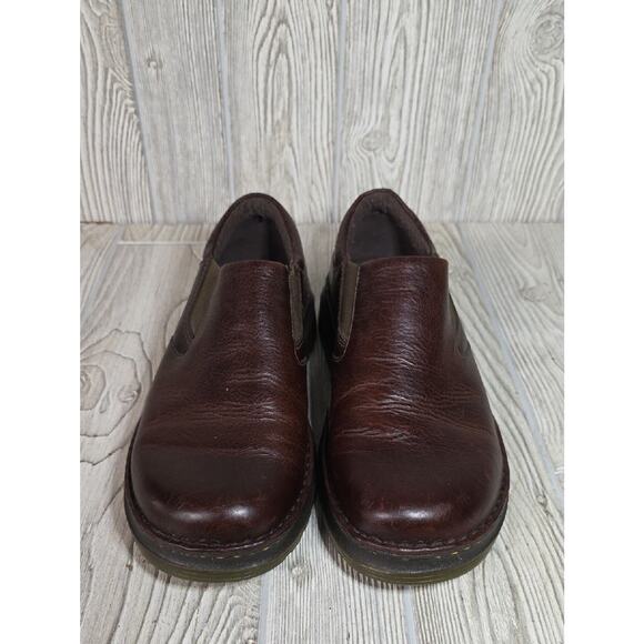 Dr. Martens Orson Dark Brown Leather Slip On Shoes Mens Size 9 Ladies Size 10 main image 2